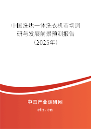 中國洗烘一體洗衣機(jī)市場(chǎng)調(diào)研與發(fā)展前景預(yù)測(cè)報(bào)告（2025年）