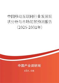 中國移動互聯網行業發展現狀分析與市場前景預測報告（2025-2031年）