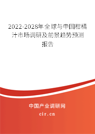 2022-2028年全球與中國柑橘汁市場調研及前景趨勢預測報告