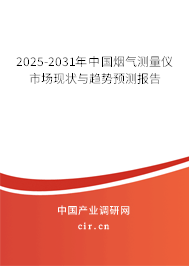2025-2031年中國(guó)煙氣測(cè)量?jī)x市場(chǎng)現(xiàn)狀與趨勢(shì)預(yù)測(cè)報(bào)告 2025-2031年中國(guó)煙氣測(cè)量?jī)x市場(chǎng)現(xiàn)狀與趨勢(shì)預(yù)測(cè)報(bào)告