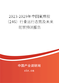 2023-2029年中國(guó)氟橡膠（246）行業(yè)運(yùn)行態(tài)勢(shì)及未來前景預(yù)測(cè)報(bào)告