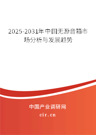 2025-2031年中國無源音箱市場分析與發展趨勢