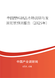 中國塑料制品市場調(diào)研與發(fā)展前景預(yù)測報(bào)告（2025年）