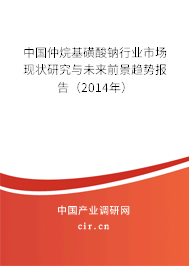 中國仲烷基磺酸鈉行業市場現狀研究與未來前景趨勢報告（2014年）
