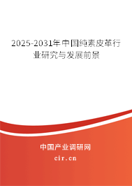 2025-2031年中國純素皮革行業研究與發展前景