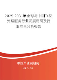 2025-2031年全球與中國飛灰處理服務行業發展調研及行業前景分析報告