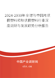 2024-2030年全球與中國片狀模塑料和塊狀模塑料行業深度調研與發展趨勢分析報告