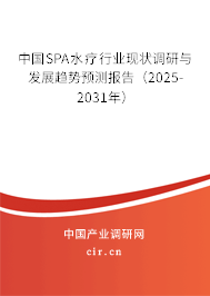 中國SPA水療行業現狀調研與發展趨勢預測報告（2025-2031年）