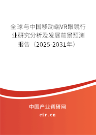 全球與中國移動端VR眼鏡行業研究分析及發展前景預測報告（2025-2031年）