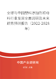 全球與中國塑料添加劑和母料行業發展全面調研及未來趨勢預測報告（2022-2028年）