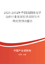 2025-2031年中國晶圓級光學元件行業發展現狀調研與市場前景預測報告