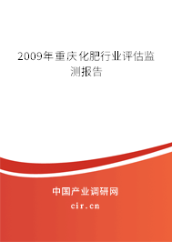 2009年重慶化肥行業評估監測報告