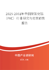 2025-2031年中國聚氯化鋁（PAC）行業研究與前景趨勢報告