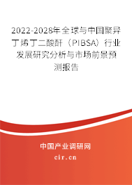 2022-2028年全球與中國聚異丁烯丁二酸酐(PIBSA)行業發展研究分析與市場前景預測報告 2022-2028年全球與中國聚異丁烯丁二酸酐(PIBSA)行業發展研究分析與市場前景預測報告