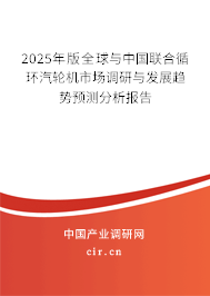 2024年版全球與中國聯合循環汽輪機市場調研與發展趨勢預測分析報告 2024年版全球與中國聯合循環汽輪機市場調研與發展趨勢預測分析報告