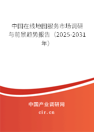 中國在線地圖服務市場調研與前景趨勢報告（2025-2031年）