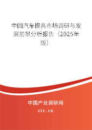 中國汽車模具市場調研與發展前景分析報告（2025年版）