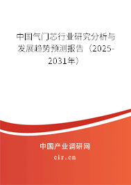 中國氣門芯行業研究分析與發展趨勢預測報告（2025-2031年）