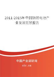 2011-2015年中國鈉硫電池產(chǎn)業(yè)發(fā)展前景報告