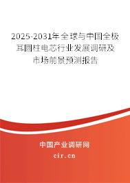 2025-2031年全球與中國全極耳圓柱電芯行業發展調研及市場前景預測報告 2025-2031年全球與中國全極耳圓柱電芯行業發展調研及市場前景預測報告