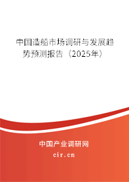 中國造船市場調(diào)研與發(fā)展趨勢預(yù)測報(bào)告（2025年）