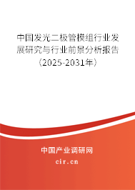 中國發光二極管模組行業發展研究與行業前景分析報告（2024-2030年）