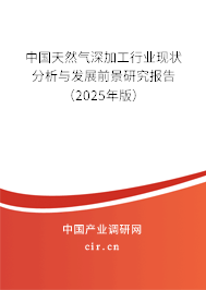 中國天然氣深加工行業現狀分析與發展前景研究報告（2025年版）