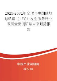 2025-2031年全球與中國低地球軌道（LEO）發(fā)射服務(wù)行業(yè)發(fā)展全面調(diào)研與未來趨勢報(bào)告