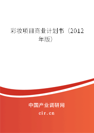 彩妝項目商業計劃書（2012年版）