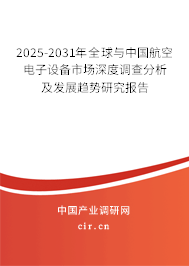 2024-2030年全球與中國航空電子設備市場深度調查分析及發展趨勢研究報告