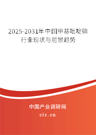 2025-2031年中國甲基吡啶磷行業(yè)現狀與前景趨勢