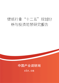壁紙行業“十二五”規劃分析與投資前景研究報告