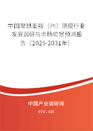 中國聚酰亞胺（PI）薄膜行業發展調研與市場前景預測報告（2025-2031年）