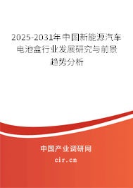 2025-2031年中國新能源汽車電池盒行業發展研究與前景趨勢分析