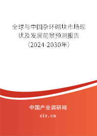 全球與中國雜環砌塊市場現狀及發展前景預測報告（2024-2030年）