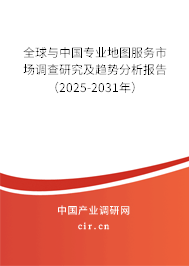 全球與中國專業地圖服務市場調查研究及趨勢分析報告（2025-2031年）