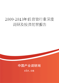 2009-2013年低音管行業深度調研及投資前景報告