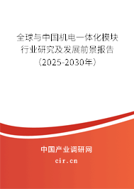 全球與中國機(jī)電一體化模塊行業(yè)研究及發(fā)展前景報(bào)告（2025-2030年）