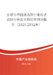全球與中國渦流泵行業現狀調研分析及市場前景預測報告（2025-2031年）