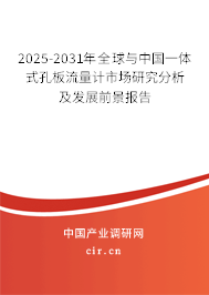 2025-2031年全球與中國一體式孔板流量計市場研究分析及發展前景報告