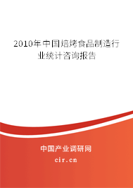 2010年中國焙烤食品制造行業統計咨詢報告
