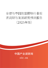 全球與中國防雷模塊行業現狀調研與發展趨勢預測報告(2025年版) 全球與中國防雷模塊行業現狀調研與發展趨勢預測報告(2025年版)