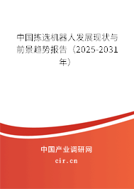 中國揀選機器人發展現狀與前景趨勢報告（2025-2031年）