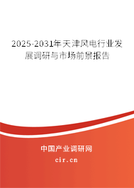 2025-2031年天津風電行業發展調研與市場前景報告