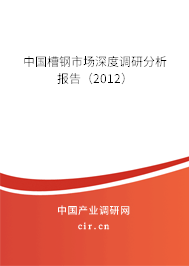 中國(guó)槽鋼市場(chǎng)深度調(diào)研分析報(bào)告（2012）