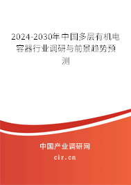 2024-2030年中國多層有機電容器行業(yè)調(diào)研與前景趨勢預測