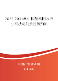 2025-2031年中國(guó)塑料回收行業(yè)現(xiàn)狀與前景趨勢(shì)預(yù)測(cè)