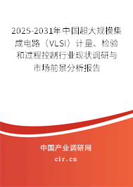 2025-2031年中國超大規模集成電路（VLSI）計量、檢驗和過程控制行業現狀調研與市場前景分析報告