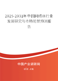 2024-2030年中國(guó)網(wǎng)絡(luò)絲行業(yè)發(fā)展研究與市場(chǎng)前景預(yù)測(cè)報(bào)告