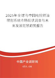 2025年全球與中國(guó)電控燃油噴射系統(tǒng)市場(chǎng)現(xiàn)狀調(diào)查與未來發(fā)展前景趨勢(shì)報(bào)告